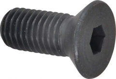 Holo-Krome - 5/8-11 UNC Hex Socket Drive, 82° Flat Screw - Alloy Steel, Black Oxide Finish, Fully Threaded, 1-1/2" OAL - Americas Industrial Supply