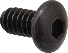 Holo-Krome - #10-24 UNC Hex Socket Drive, Button Screw - Alloy Steel, Black Oxide Finish, Fully Threaded, 3/8" Length Under Head - Americas Industrial Supply