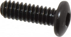 Holo-Krome - #10-24 UNC Hex Socket Drive, Button Screw - Alloy Steel, Black Oxide Finish, Fully Threaded, 5/8" Length Under Head - Americas Industrial Supply