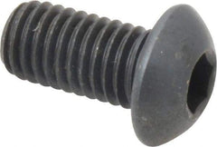 Holo-Krome - 1/2-13 UNC Hex Socket Drive, Button Screw - Alloy Steel, Black Oxide Finish, Fully Threaded, 1" Length Under Head - Americas Industrial Supply