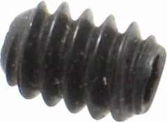 Holo-Krome - #6-32 UNC, 3/16" OAL, Internal Knurl Point Set Screw - Grade 8 Alloy Steel, 1/16" Key - Americas Industrial Supply