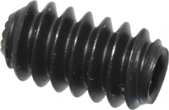 Holo-Krome - #6-32 UNC, 1/4" OAL, Internal Knurl Point Set Screw - Grade 8 Alloy Steel, 1/16" Key - Americas Industrial Supply