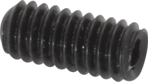 Holo-Krome - #8-32 UNC, 3/8" OAL, Internal Knurl Point Set Screw - Grade 8 Alloy Steel, 5/64" Key - Americas Industrial Supply