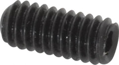 Holo-Krome - #8-32 UNC, 3/8" OAL, Internal Knurl Point Set Screw - Grade 8 Alloy Steel, 5/64" Key - Americas Industrial Supply