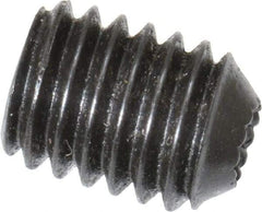 Holo-Krome - #10-32 UNF, 1/4" OAL, Internal Knurl Point Set Screw - Grade 8 Alloy Steel, 3/32" Key - Americas Industrial Supply