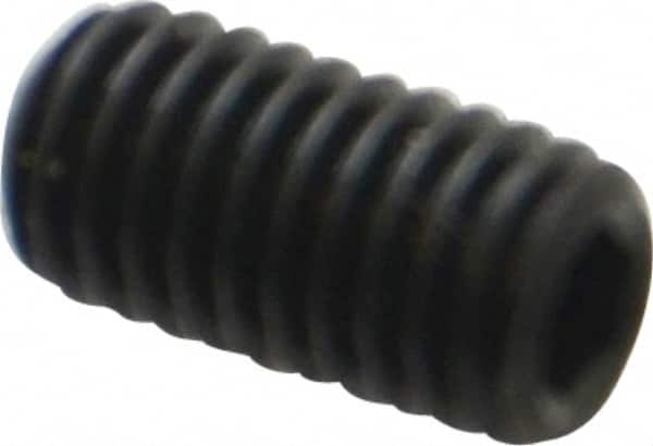 Holo-Krome - #10-32 UNF, 3/8" OAL, Internal Knurl Point Set Screw - Grade 8 Alloy Steel, 3/32" Key - Americas Industrial Supply