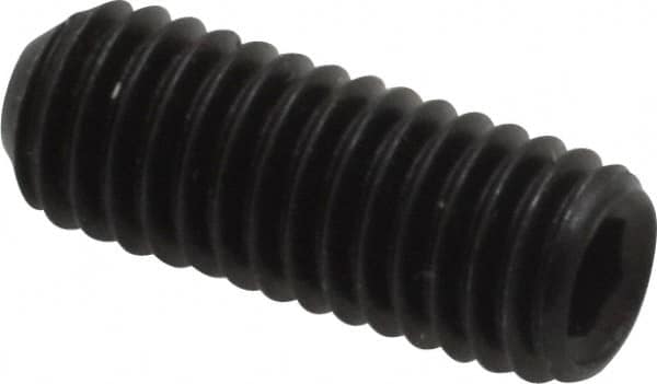 Holo-Krome - #10-32 UNF, 1/2" OAL, Internal Knurl Point Set Screw - Grade 8 Alloy Steel, 3/32" Key - Americas Industrial Supply