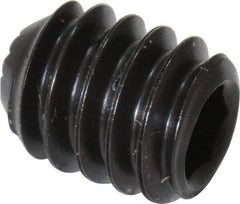 Holo-Krome - 1/4-20 UNC, 5/16" OAL, Internal Knurl Point Set Screw - Grade 8 Alloy Steel, 1/8" Key - Americas Industrial Supply