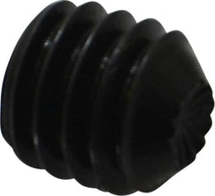 Holo-Krome - 5/16-18 UNC, 5/16" OAL, Internal Knurl Point Set Screw - Grade 8 Alloy Steel, 5/32" Key - Americas Industrial Supply