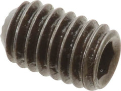Holo-Krome - 5/16-18 UNC, 1/2" OAL, Internal Knurl Point Set Screw - Grade 8 Alloy Steel, 5/32" Key - Americas Industrial Supply