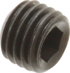 Holo-Krome - 5/16-24 UNF, 1/4" OAL, Internal Knurl Point Set Screw - Grade 8 Alloy Steel, 5/32" Key - Americas Industrial Supply