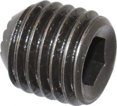 Holo-Krome - 5/16-24 UNF, 5/16" OAL, Internal Knurl Point Set Screw - Grade 8 Alloy Steel, 5/32" Key - Americas Industrial Supply
