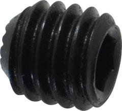 Holo-Krome - 3/8-16 UNC, 3/8" OAL, Internal Knurl Point Set Screw - Grade 8 Alloy Steel, 3/16" Key - Americas Industrial Supply