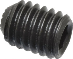 Holo-Krome - 3/8-16 UNC, 1/2" OAL, Internal Knurl Point Set Screw - Grade 8 Alloy Steel, 3/16" Key - Americas Industrial Supply