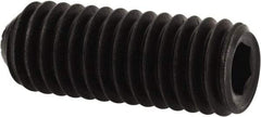 Holo-Krome - 3/8-16 UNC, 1" OAL, Internal Knurl Point Set Screw - Grade 8 Alloy Steel, 3/16" Key - Americas Industrial Supply