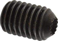 Holo-Krome - 1/2-13 UNC, 3/4" OAL, Internal Knurl Point Set Screw - Grade 8 Alloy Steel, 1/4" Key - Americas Industrial Supply