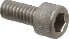 Holo-Krome - #8-32 UNC Hex Socket Drive, Socket Cap Screw - Grade 18-8 Stainless Steel, Uncoated, Fully Threaded, 3/8" Length Under Head - Americas Industrial Supply