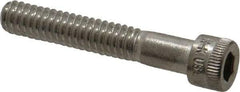 Holo-Krome - 1/4-20 UNC Hex Socket Drive, Socket Cap Screw - Grade 18-8 Stainless Steel, Uncoated, Partially Threaded, 1-1/2" Length Under Head - Americas Industrial Supply
