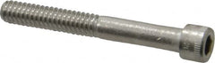 Holo-Krome - 1/4-20 UNC Hex Socket Drive, Socket Cap Screw - Grade 18-8 Stainless Steel, Uncoated, Partially Threaded, 2" Length Under Head - Americas Industrial Supply