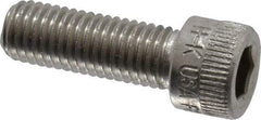 Holo-Krome - 1/4-28 UNF Hex Socket Drive, Socket Cap Screw - Grade 18-8 Stainless Steel, Uncoated, Fully Threaded, 3/4" Length Under Head - Americas Industrial Supply