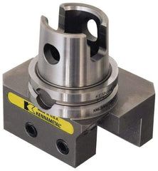 Kennametal - Right Hand Cut, KM80ATC Modular Connection, Adapter/Mount Lathe Modular Clamping Unit - Through Coolant, Series ETAR Straight End Mount - Exact Industrial Supply