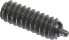 Gibraltar - 6-32, 3/8" Thread Length, 1/16" Plunger Projection, Steel Threaded Spring Plunger - 0.045" Max Plunger Diam, 3/8" Plunger Length, 1 Lb Init End Force, 1.6 Lb Final End Force - Americas Industrial Supply