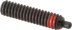 Gibraltar - 8-32, 5/8" Thread Length, 3/32" Plunger Projection, Steel Threaded Spring Plunger - 0.07" Max Plunger Diam, 5/8" Plunger Length, 2.7 Lb Init End Force, 7.3 Lb Final End Force - Americas Industrial Supply