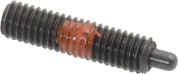 Gibraltar - 10-32, 3/4" Thread Length, 1/8" Plunger Projection, Steel Threaded Spring Plunger - 0.092" Max Plunger Diam, 3/4" Plunger Length, 2.9 Lb Init End Force, 11.1 Lb Final End Force - Americas Industrial Supply