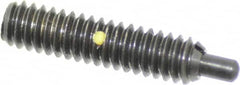 Gibraltar - 1/4-20, 1" Thread Length, 3/16" Plunger Projection, Steel Threaded Spring Plunger - 0.118" Max Plunger Diam, 1" Plunger Length, 1 Lb Init End Force, 4 Lb Final End Force - Americas Industrial Supply