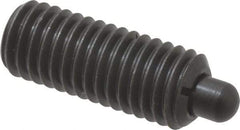 Gibraltar - 1/2-13, 1-1/4" Thread Length, 1/4" Plunger Projection, Steel Threaded Spring Plunger - 1/4" Max Plunger Diam, 1-1/4" Plunger Length, 6.6 Lb Init End Force, 17.4 Lb Final End Force - Americas Industrial Supply