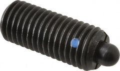 Gibraltar - 3/4-10, 1-3/4" Thread Length, 5/16" Plunger Projection, Steel Threaded Spring Plunger - 0.374" Max Plunger Diam, 1-3/4" Plunger Length, 6.7 Lb Init End Force, 37.3 Lb Final End Force - Americas Industrial Supply