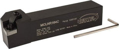 Hertel - MCLN, Right Hand Cut, 5° Lead Angle, 1" Shank Height x 1" Shank Width, Negative Rake Indexable Turning Toolholder - 5" OAL, CN..43. Insert Compatibility, Series Multi-Option - Americas Industrial Supply