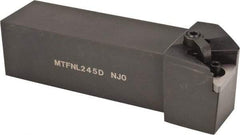 Hertel - MTFN, Left Hand Cut, 0° Lead Angle, 1-1/2" Shank Height x 1-1/2" Shank Width, Negative Rake Indexable Turning Toolholder - 6" OAL, TN..54. Insert Compatibility, Series Multi-Option - Americas Industrial Supply