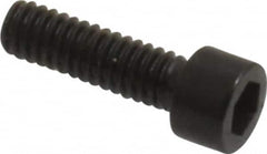 Holo-Krome - #1-72 UNF Hex Socket Drive, Socket Cap Screw - Alloy Steel, Black Oxide Finish, Fully Threaded, 1/4" Length Under Head - Americas Industrial Supply