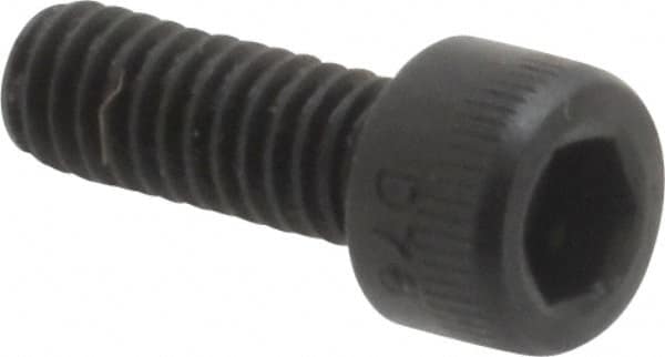 Holo-Krome - #6-40 UNF Hex Socket Drive, Socket Cap Screw - Alloy Steel, Black Oxide Finish, Fully Threaded, 3/8" Length Under Head - Americas Industrial Supply