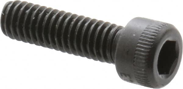 Holo-Krome - #6-40 UNF Hex Socket Drive, Socket Cap Screw - Alloy Steel, Black Oxide Finish, Fully Threaded, 1/2" Length Under Head - Americas Industrial Supply