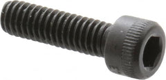 Holo-Krome - #6-40 UNF Hex Socket Drive, Socket Cap Screw - Alloy Steel, Black Oxide Finish, Fully Threaded, 1/2" Length Under Head - Americas Industrial Supply