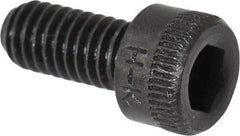 Holo-Krome - #8-36 UNF Hex Socket Drive, Socket Cap Screw - Alloy Steel, Black Oxide Finish, Fully Threaded, 3/8" Length Under Head - Americas Industrial Supply