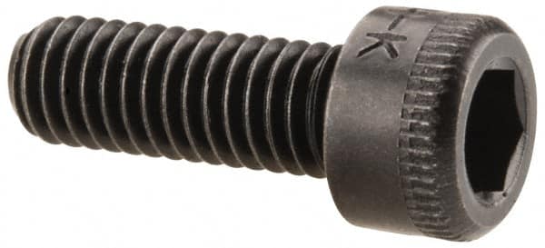 Holo-Krome - #8-36 UNF Hex Socket Drive, Socket Cap Screw - Alloy Steel, Black Oxide Finish, Fully Threaded, 1/2" Length Under Head - Americas Industrial Supply
