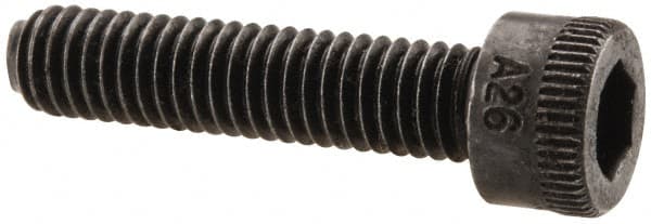 Holo-Krome - #8-36 UNF Hex Socket Drive, Socket Cap Screw - Alloy Steel, Black Oxide Finish, Fully Threaded, 3/4" Length Under Head - Americas Industrial Supply