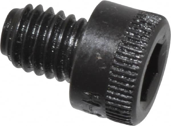 Holo-Krome - #10-32 UNF Hex Socket Drive, Socket Cap Screw - Alloy Steel, Black Oxide Finish, Fully Threaded, 1/4" Length Under Head - Americas Industrial Supply