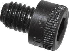 Holo-Krome - #10-32 UNF Hex Socket Drive, Socket Cap Screw - Alloy Steel, Black Oxide Finish, Fully Threaded, 1/4" Length Under Head - Americas Industrial Supply