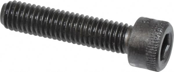Holo-Krome - #10-32 UNF Hex Socket Drive, Socket Cap Screw - Alloy Steel, Black Oxide Finish, Fully Threaded, 7/8" Length Under Head - Americas Industrial Supply