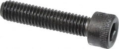 Holo-Krome - #10-32 UNF Hex Socket Drive, Socket Cap Screw - Alloy Steel, Black Oxide Finish, Fully Threaded, 7/8" Length Under Head - Americas Industrial Supply