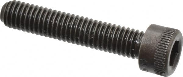 Holo-Krome - #10-32 UNF Hex Socket Drive, Socket Cap Screw - Alloy Steel, Black Oxide Finish, Fully Threaded, 1" Length Under Head - Americas Industrial Supply