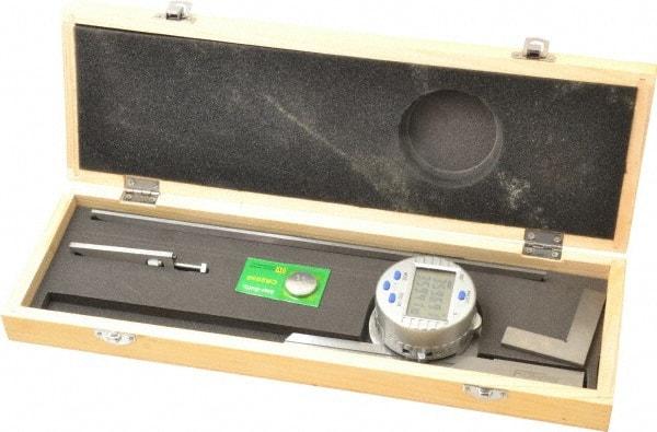 Fowler - 30 sec Resolution Digital Combination Protractor and Inclinometer - Multiple dg Accuracy, 5 min Accuracy, Multiple dg Range, Data Output - Americas Industrial Supply