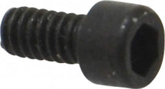 Holo-Krome - #2-56 UNC Hex Socket Drive, Socket Cap Screw - Alloy Steel, Black Oxide Finish, Fully Threaded, 3/16" Length Under Head - Americas Industrial Supply