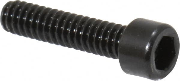 Holo-Krome - #2-56 UNC Hex Socket Drive, Socket Cap Screw - Alloy Steel, Black Oxide Finish, Fully Threaded, 3/8" Length Under Head - Americas Industrial Supply