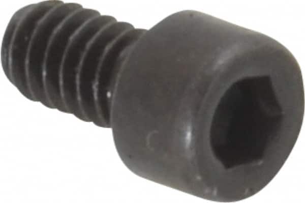 Holo-Krome - #3-48 UNC Hex Socket Drive, Socket Cap Screw - Alloy Steel, Black Oxide Finish, Fully Threaded, 3/16" Length Under Head - Americas Industrial Supply