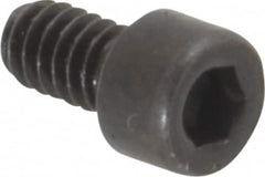 Holo-Krome - #3-48 UNC Hex Socket Drive, Socket Cap Screw - Alloy Steel, Black Oxide Finish, Fully Threaded, 3/16" Length Under Head - Americas Industrial Supply